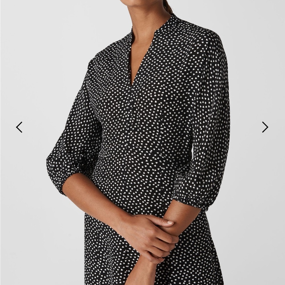 Whistles CONFETTI HEART MIDI DRESS - Picture 3 of 4